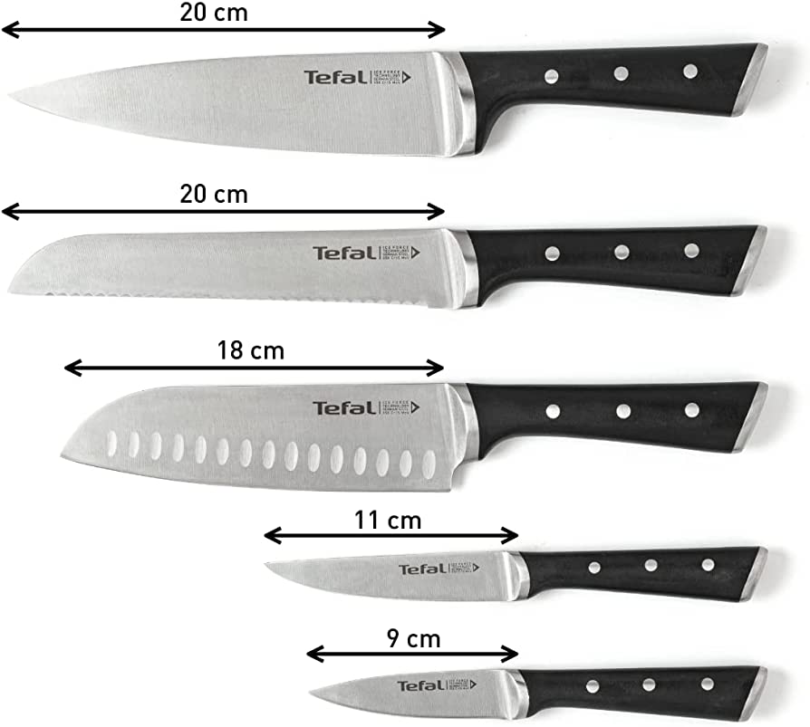Tefal Fresh Kitchen Couteau Chef 15 cm et Coutea…
