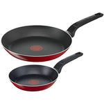 Easy Clean Red Frypan Set 20/26Cm