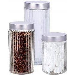 طقم حافظات طعام زجاج (3 قطع)