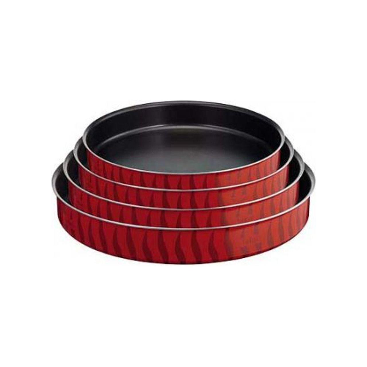 طقم صواني كبّة دائري Tempo Flame (4 قطع)