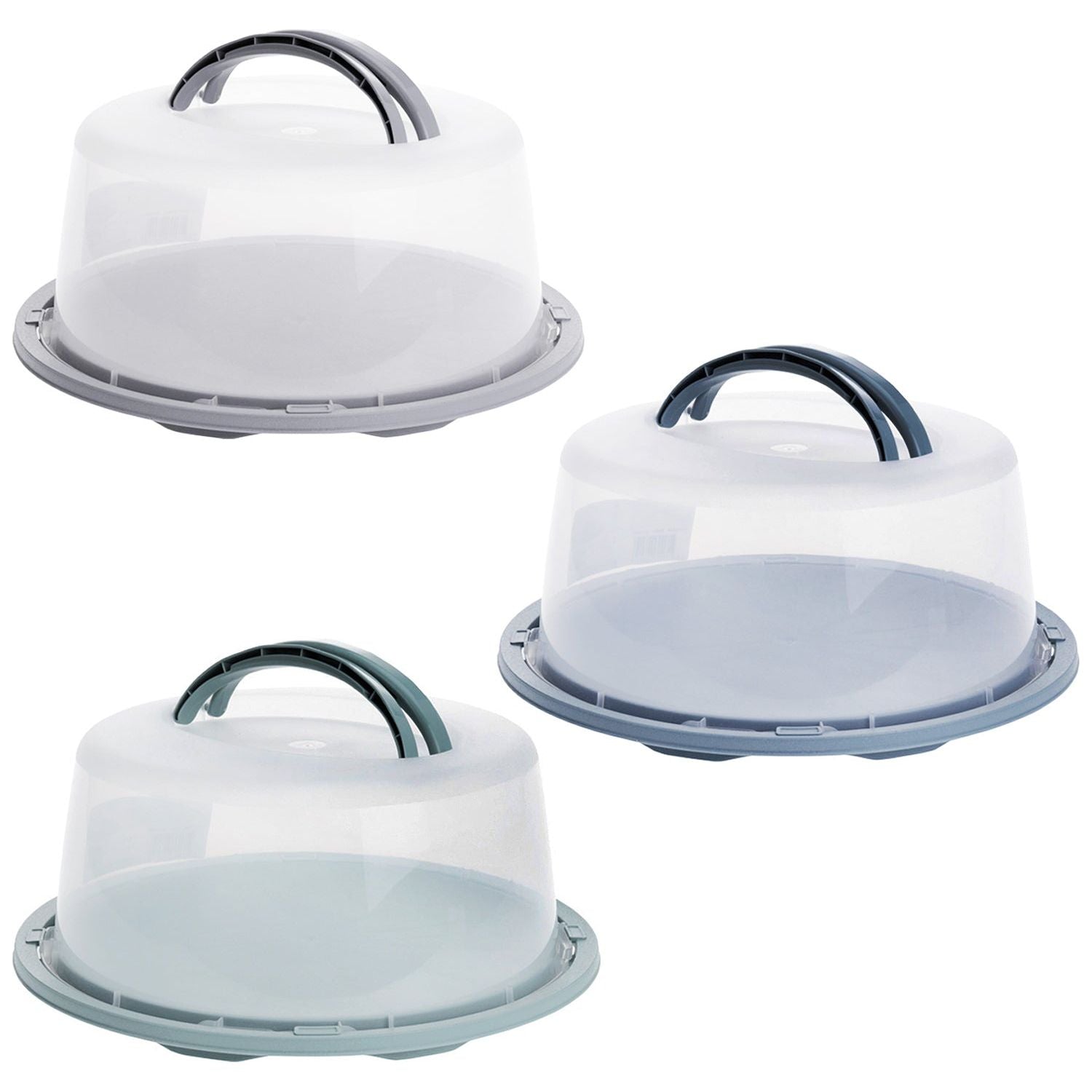 حافظة كيك بلاستيك 35 سم