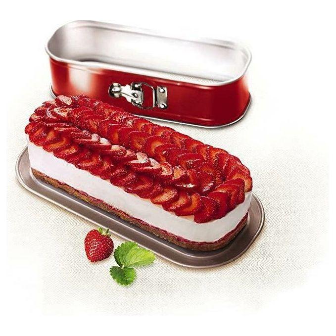 قالب خبز مستطيل 30×11 سم بقاعدة متحركة