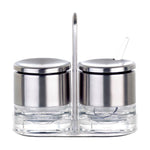 Sugar & Cream Set Stainless/Glass