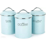 Colorful Metal Canister Set (3 pcs)