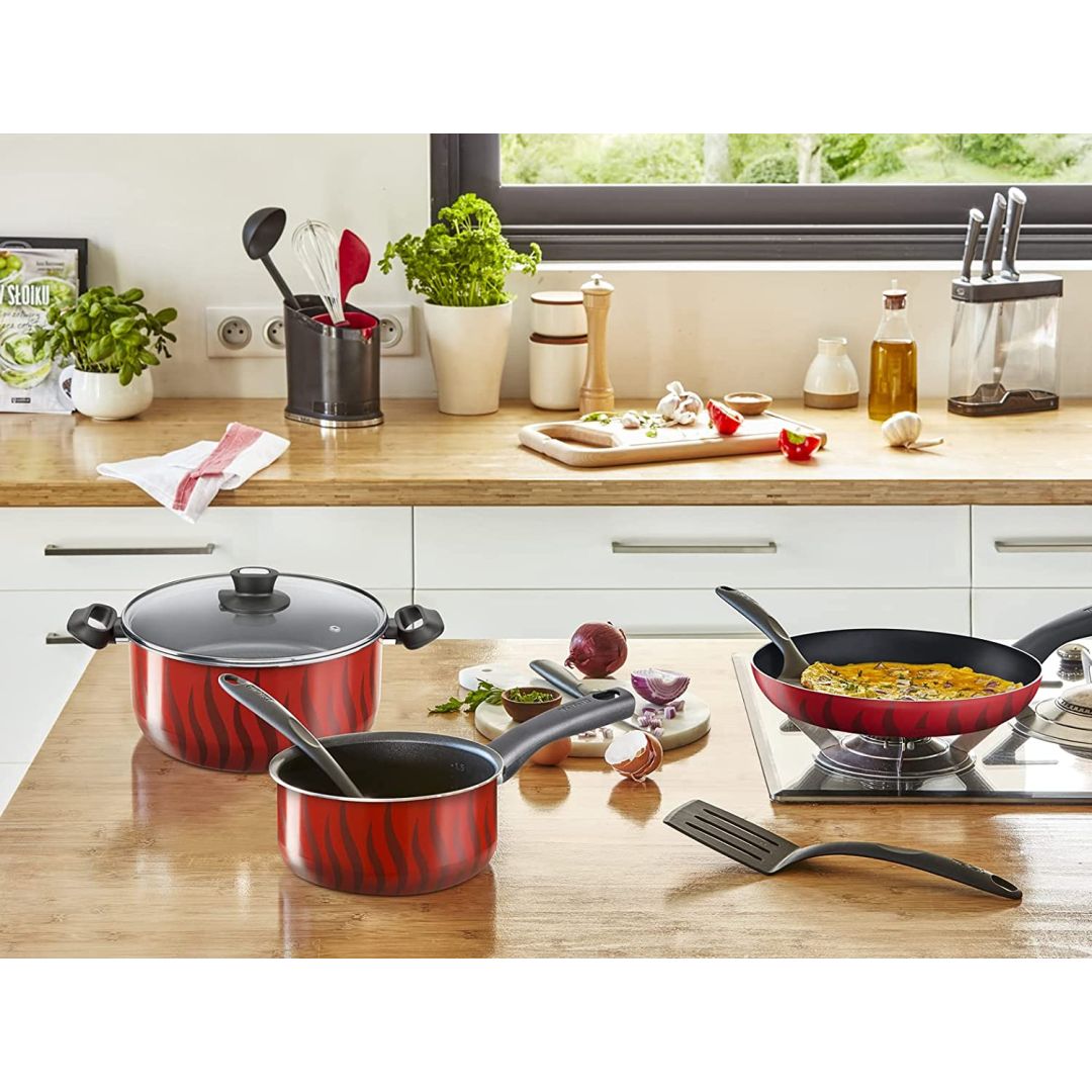 Tefal طقم Tempo Flame G6 (14 قطعة) Tefal طقم Tempo Flame G6 (14 قطعة)
