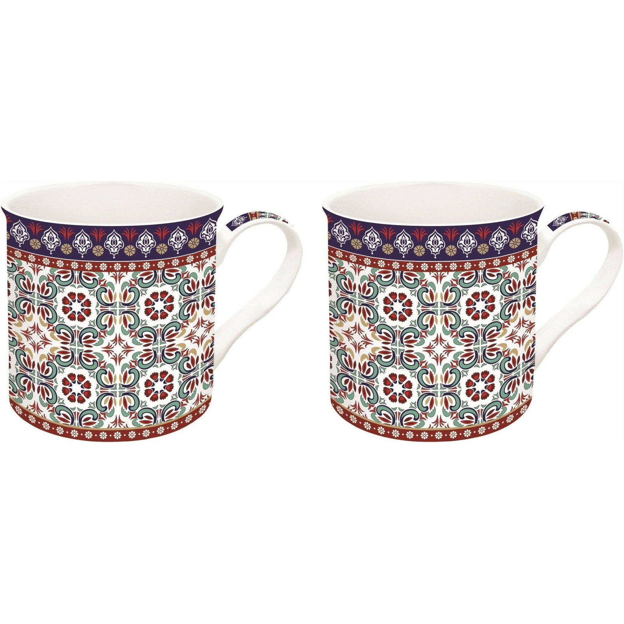 Porcelain Mug Set 2 Arabic Design