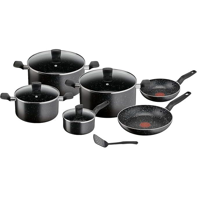 Tefal طقم Dark Stone غرانيت (11 قطعة) Tefal طقم Dark Stone غرانيت (11 قطعة)