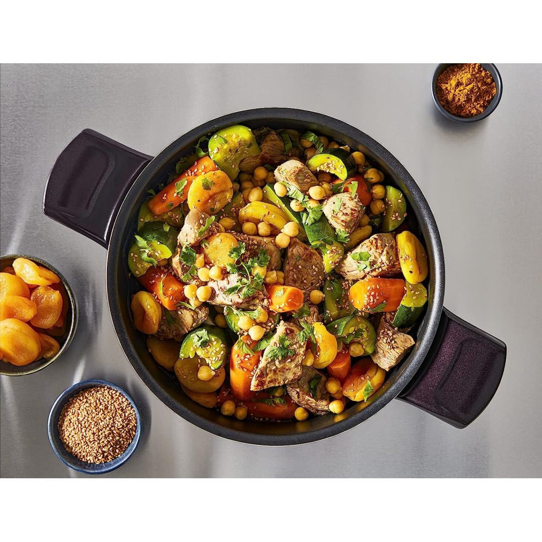 Tefal Resist Intense Stewpot 24Cm طنجرة رسيست انتنس بطبقه تيتانيوم Tefal Resist Intense Stewpot 24Cm طنجرة رسيست انتنس بطبقه تيتانيوم