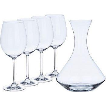 Crystal Decanter Set/5 Pcs