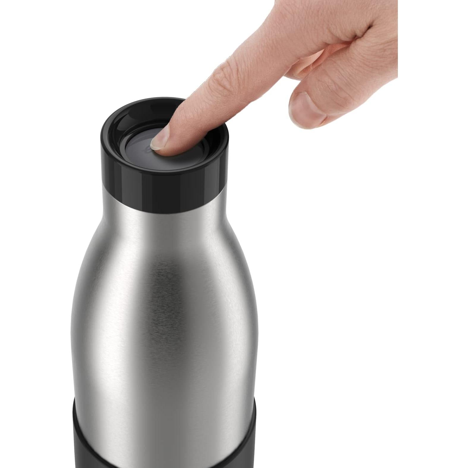 Tefal مطرة ماء 0.7 لتر سوداء Tefal مطرة ماء 0.7 لتر سوداء