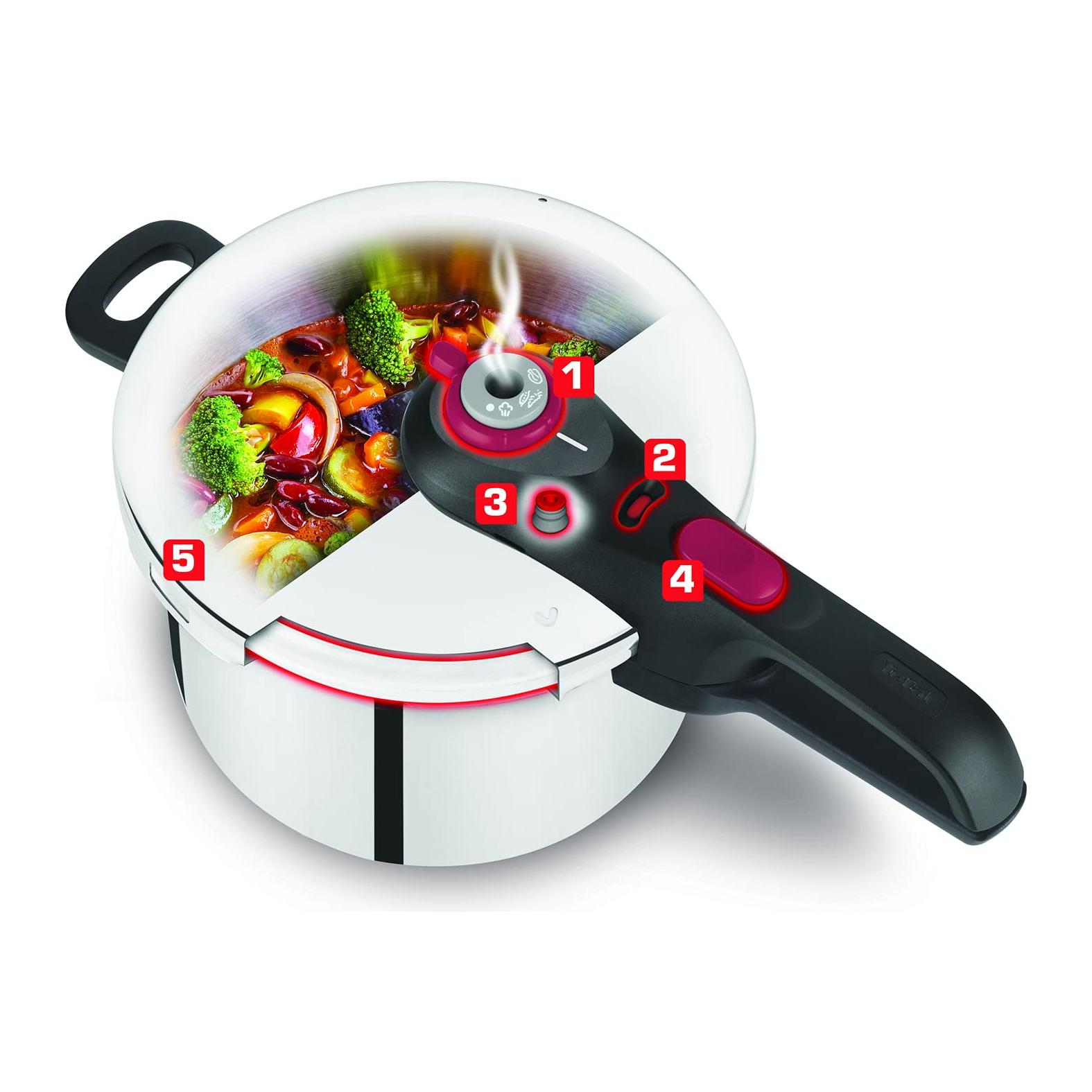 Tefal طنجرة ضغط Secure Neo 8 لتر Tefal طنجرة ضغط Secure Neo 8 لتر