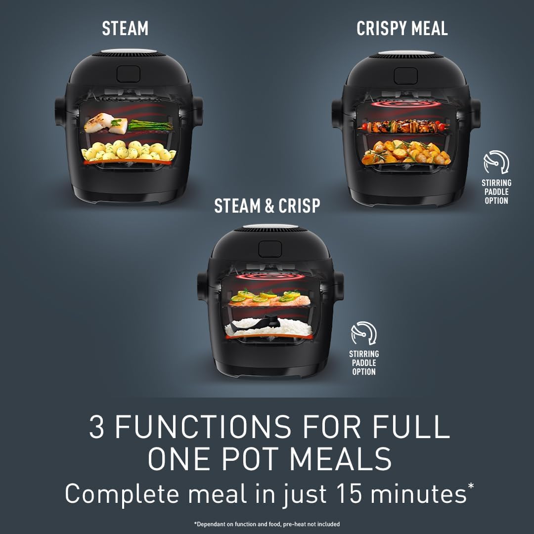 Tefal قلاية هوائية Multicook وجهاز طهي Tefal قلاية هوائية Multicook وجهاز طهي
