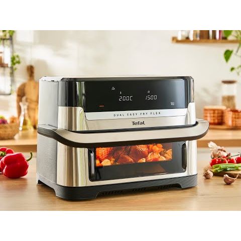 Tefal Tefal Dual Easy Fry Flex 9L Air Fryer Tefal Tefal Dual Easy Fry Flex 9L Air Fryer
