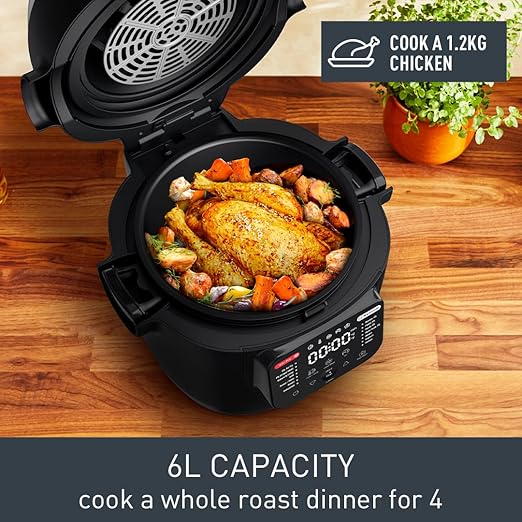 Tefal قلاية هوائية Multicook وجهاز طهي Tefal قلاية هوائية Multicook وجهاز طهي
