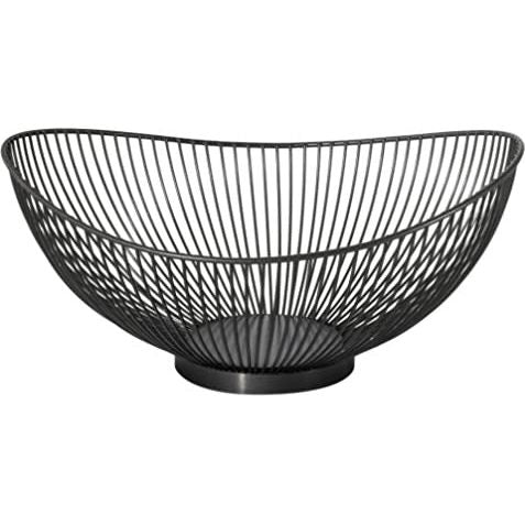 Basket Metal  34*27 H.15,5 Grey سلة