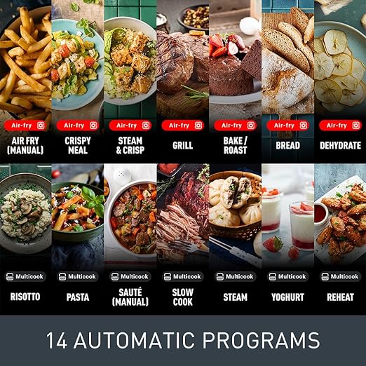 Tefal قلاية هوائية Multicook وجهاز طهي Tefal قلاية هوائية Multicook وجهاز طهي