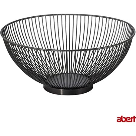 Basket Metal Round  32cm Grey سلة