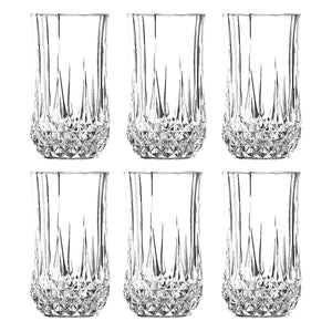 Glass Tumbler Set 6 طقم كاسات كريستال