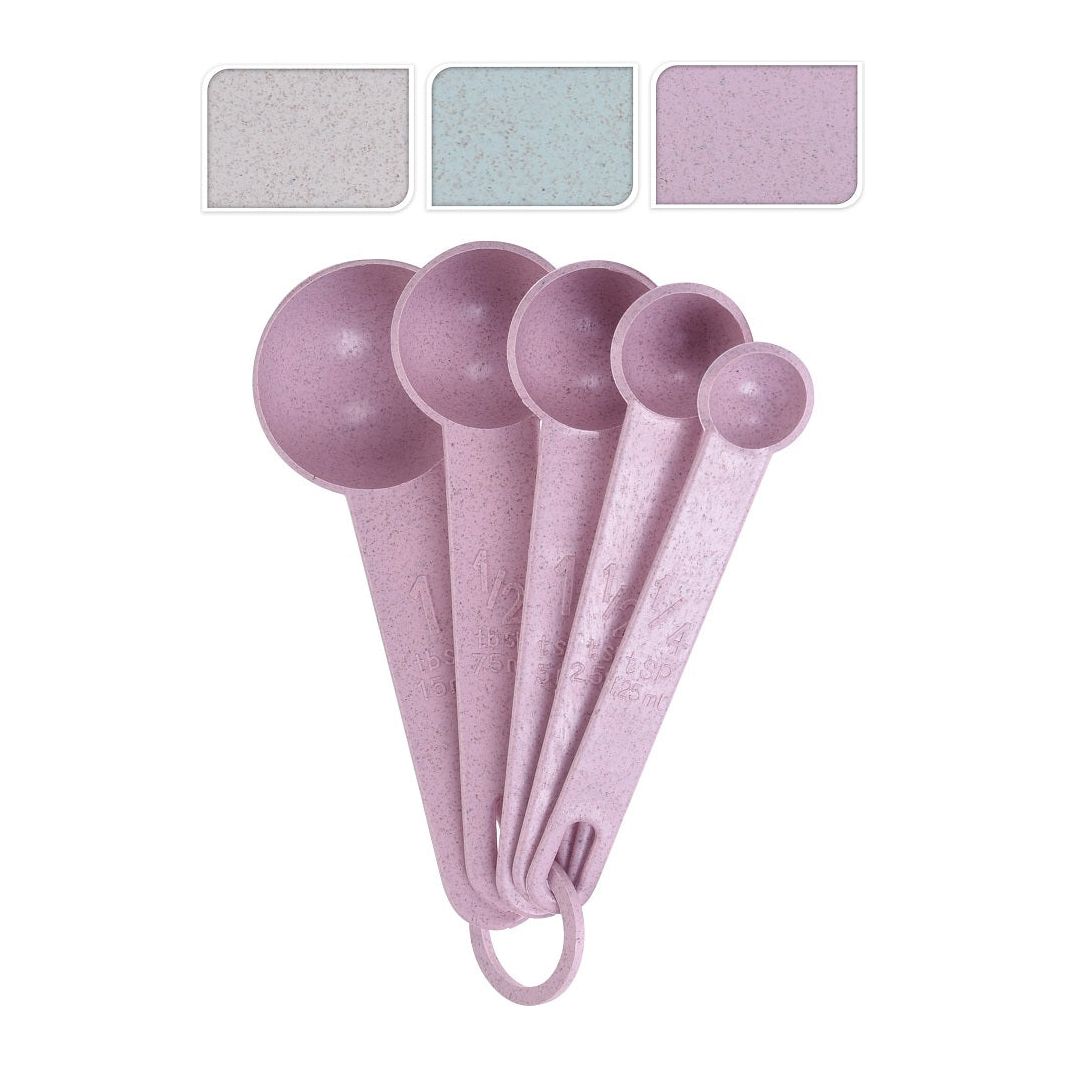 Measuring Spoon Set of 5Pcs طقم 5 ملاعق عيار