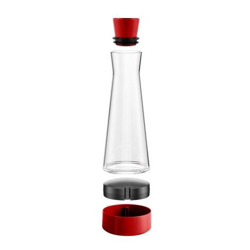 Glass Bottle  Red 1L  قنينة زجاج
