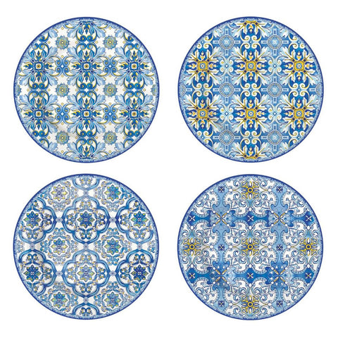 Porcelain Plate Set 4Pcs /19Cm طقم صحون ضيافة