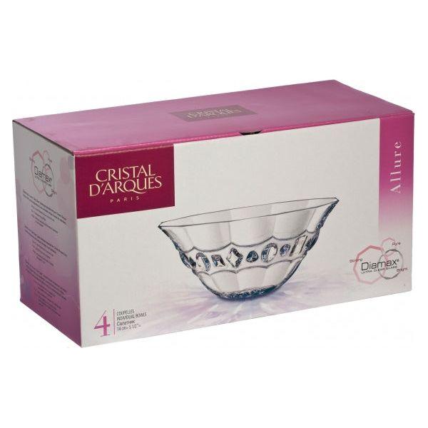 Crystal D'arques طقم زبادي زجاج (4 قطع) Crystal D'arques طقم زبادي زجاج (4 قطع)