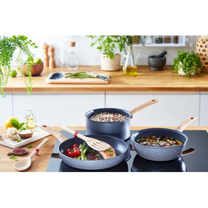Tefal مقلاة متعددة Natural Force 26 سم غرانيت Tefal مقلاة متعددة Natural Force 26 سم غرانيت