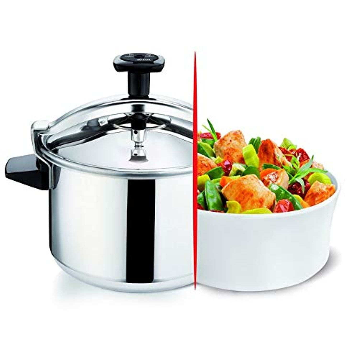 طنجرة ضغط أوثنتيك ستانلس 6 لتر