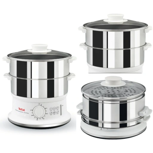 Tefal جهاز طهي بالبخار ستانليس ستيل Convenient Series Tefal جهاز طهي بالبخار ستانليس ستيل Convenient Series