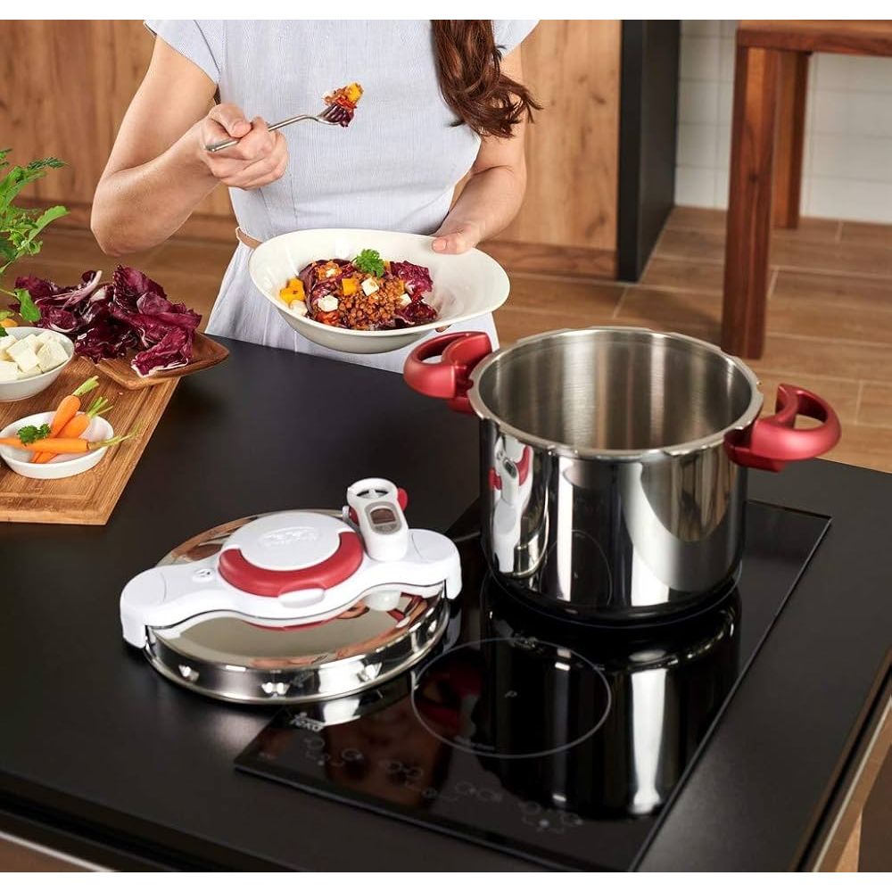 Tefal طنجرة الضغط برفكت ستانلس ستيل 9 لتر Tefal طنجرة الضغط برفكت ستانلس ستيل 9 لتر