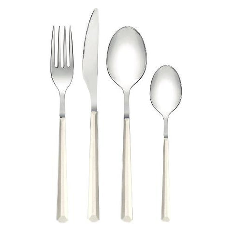 Cutlery Set Lapis White  24Pcs  طقم شوك وسكاكين