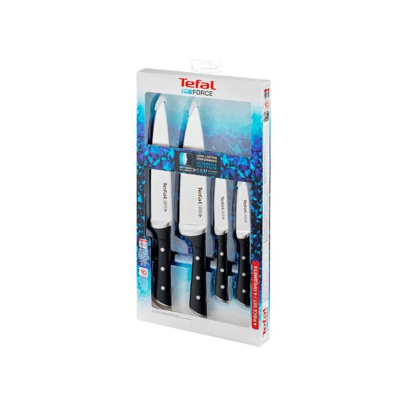 Tefal طقم سكاكين Ingenio Ice Force (4 قطع) Tefal طقم سكاكين Ingenio Ice Force (4 قطع)