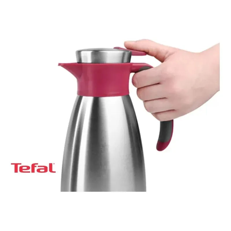 Tefal دلة قهوة Soft Grip 1.5 لتر راسبيري Tefal دلة قهوة Soft Grip 1.5 لتر راسبيري