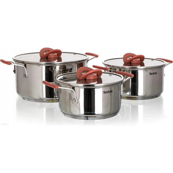 Optispace Stewpot Set3 طقم طناجر ستانليس