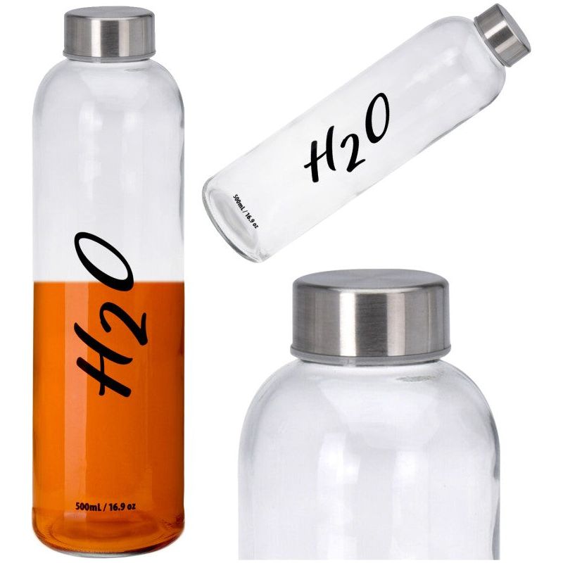 Water Glass Bottle 750ml زجاجة للماء