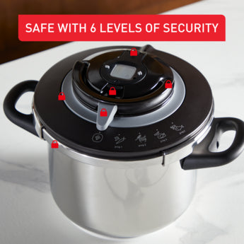 Tefal طنجرة الضغط كليبسو + شيف 8 لتر Tefal طنجرة الضغط كليبسو + شيف 8 لتر
