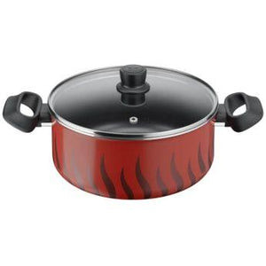 Tempo Flame Dutch Oven 28Cm/Glass Lid طنجرة غطاء زجاج