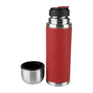 Senator Water Bottle Silicon/Steel  0.5L Red ثيرموس