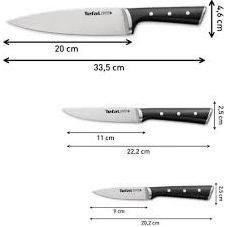 TEFAL طقم سكاكين Ingenio Ice Force (3 قطع) TEFAL طقم سكاكين Ingenio Ice Force (3 قطع)