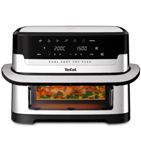 Tefal Tefal Dual Easy Fry Flex 9L Air Fryer Tefal Tefal Dual Easy Fry Flex 9L Air Fryer