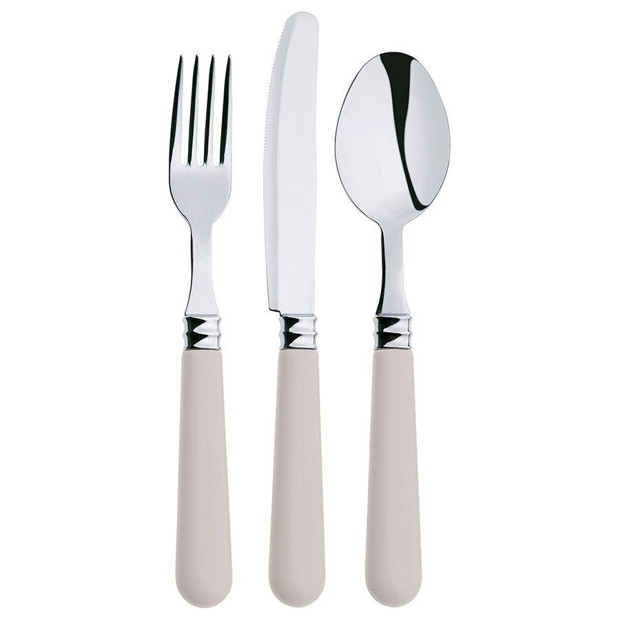 Zananiri Center Cutlery Set Taupe New Senna 24Pcs طقم شوك وسكاكين Zananiri Center Cutlery Set Taupe New Senna 24Pcs طقم شوك وسكاكين