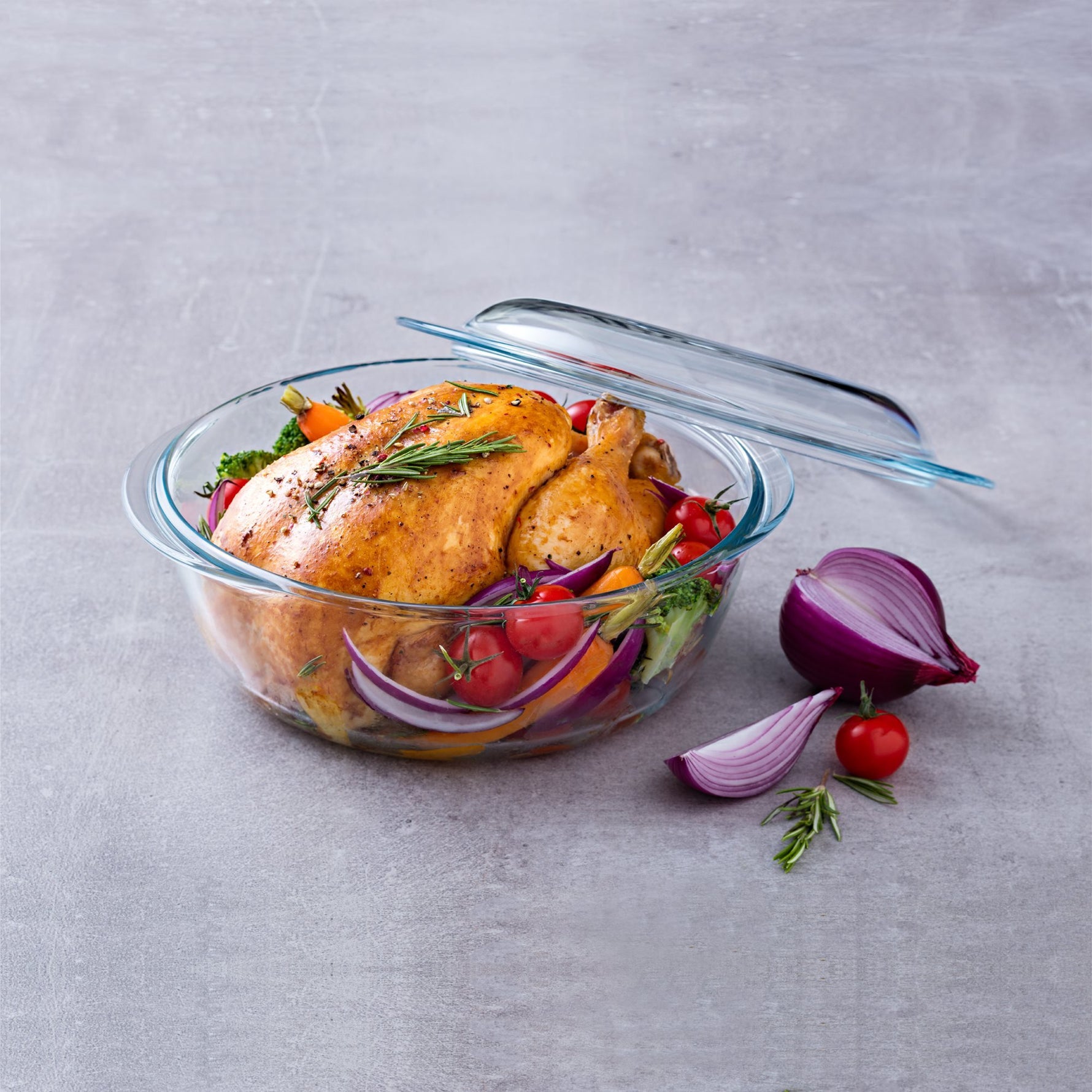 Pyrex كسرولة بايركس مستديرة 2.5 لتر Pyrex كسرولة بايركس مستديرة 2.5 لتر