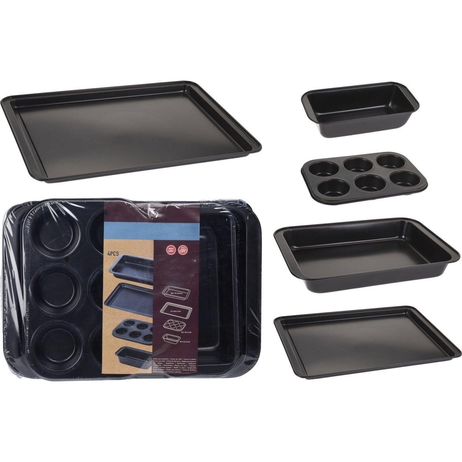 Baking Metal Set 4 طقم خبز للفرن