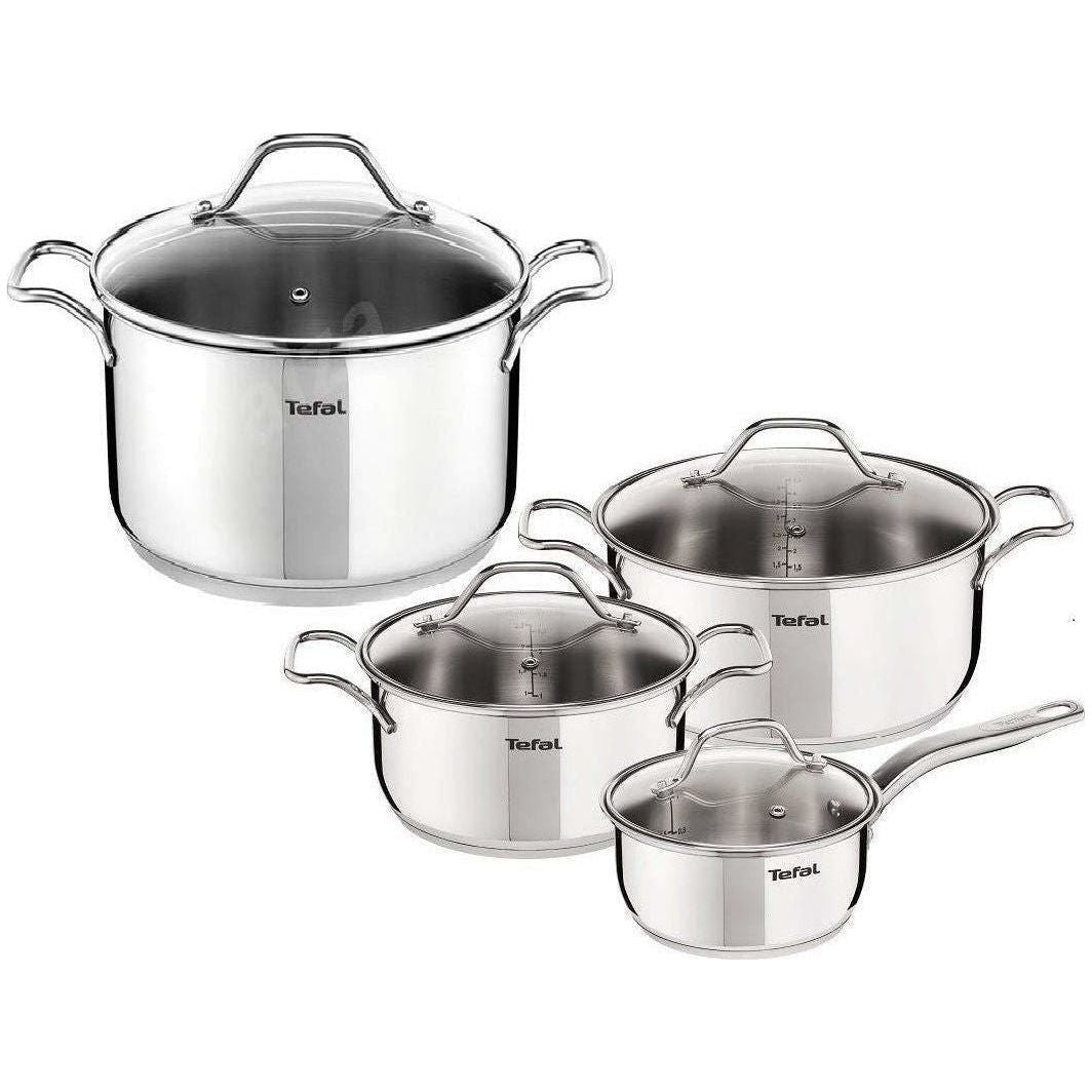 Tefal طقم طناجر ستانلس ستيل Intuition Tefal طقم طناجر ستانلس ستيل Intuition