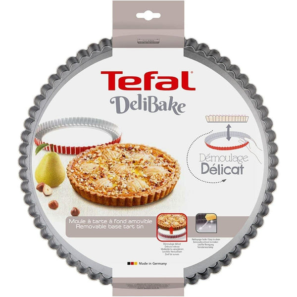 Deli Bake Tart Pan/Removable Base 28Cm قالب حلويات مع قاعدة متحركة