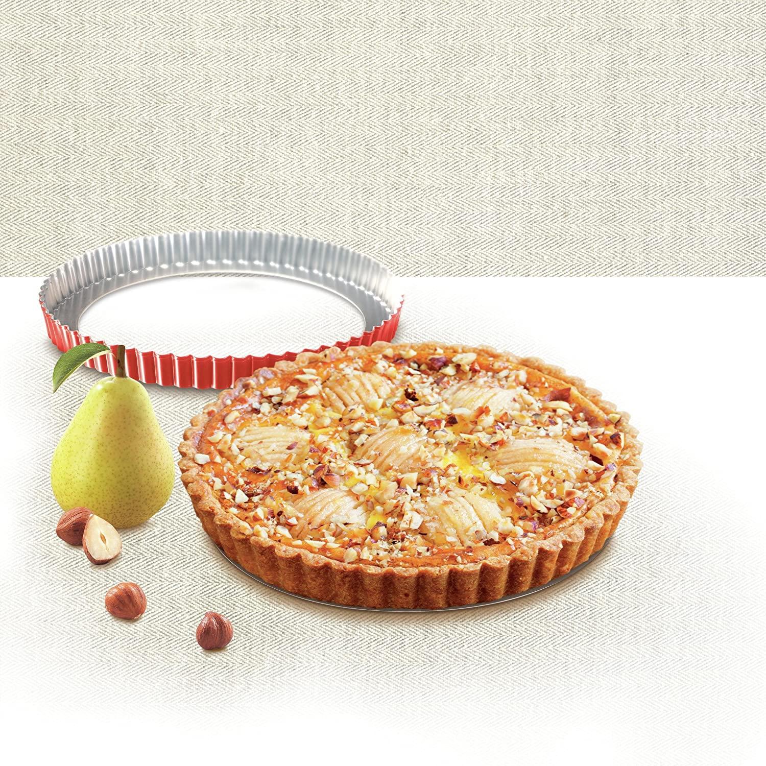 Tefal قالب تارت 28 سم بقاعدة متحركة Tefal قالب تارت 28 سم بقاعدة متحركة