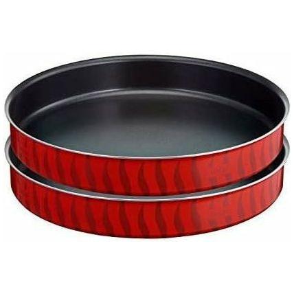 Tempo Flame Round Kebbe Set  34+38 طقم صواني