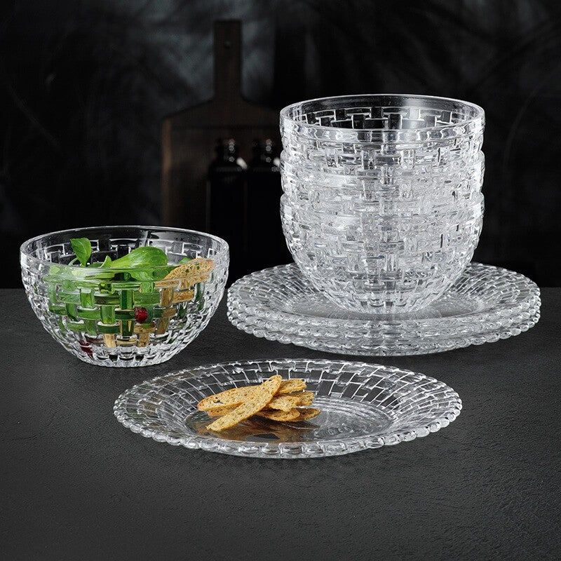 Crystal Brunch Set/8 Pcs طقم ضيافة كريستال