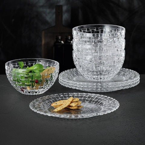 Crystal Brunch Set/8 Pcs طقم ضيافة كريستال