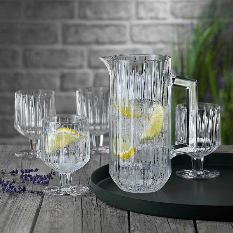 Nachtmann Crystal Pitcher Sets 5 Pcs طقم كاسات عصير مع شاف Nachtmann Crystal Pitcher Sets 5 Pcs طقم كاسات عصير مع شاف